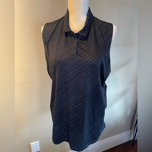 Women's Dri-FIT Victory Sleeveless Golf Polo Tank Shirt - Picture 1 of 8